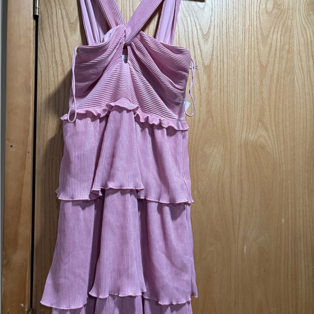 Fancyinn Blush Tiered Prom Dress